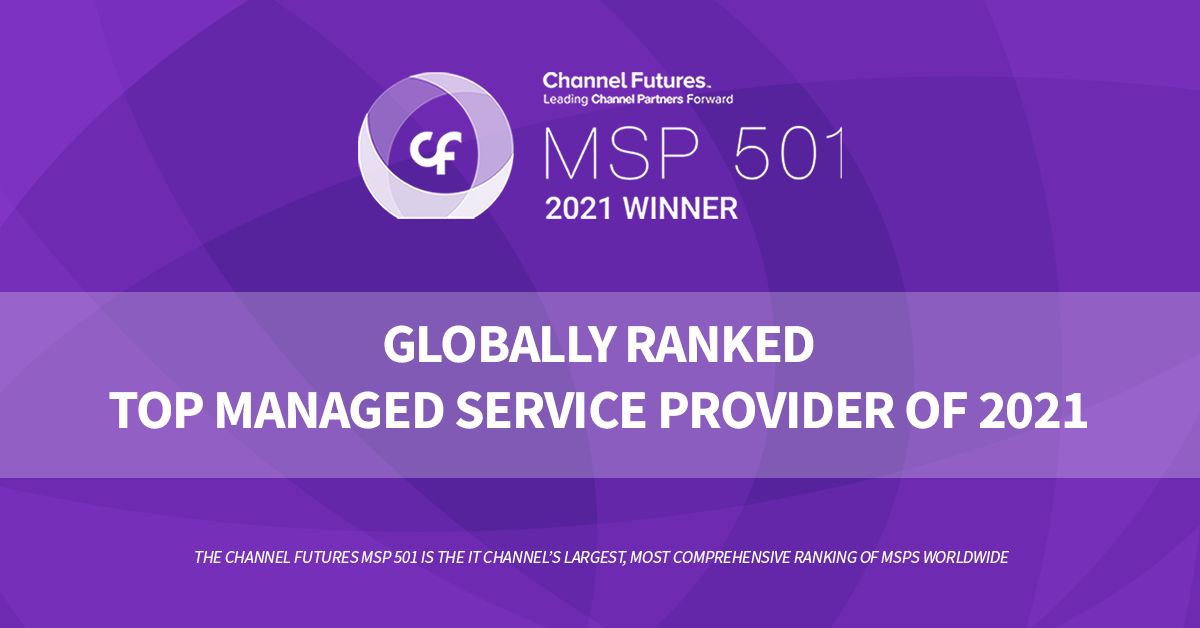 Channel Futures MSP 500 2021 Winner Channel Futures MSP 500 2021 Winner